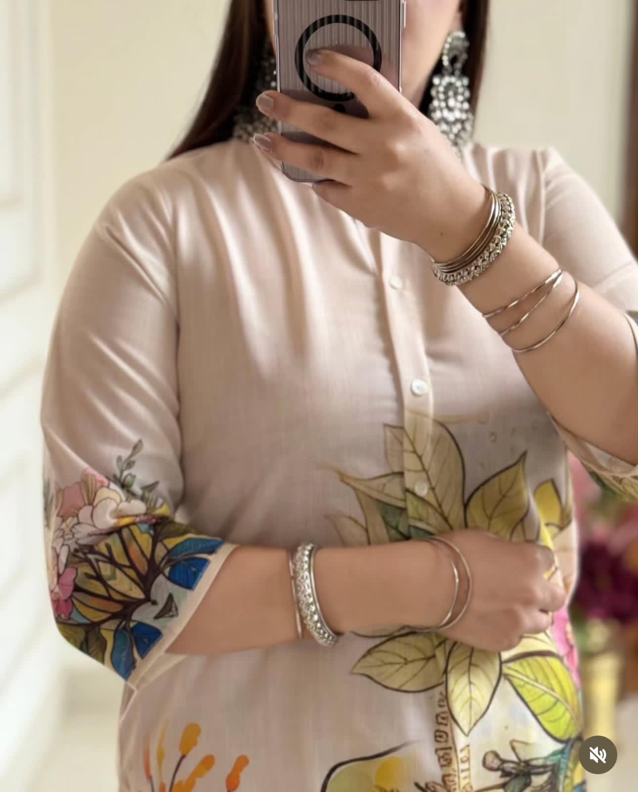 Summer Vibes – Digital Print Cotton Lilan Co-ord Set (2-Piece Comfort Wear)