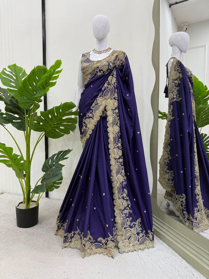 Elegant Designer Rangoli Silk Saree