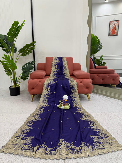 Elegant Designer Rangoli Silk Saree