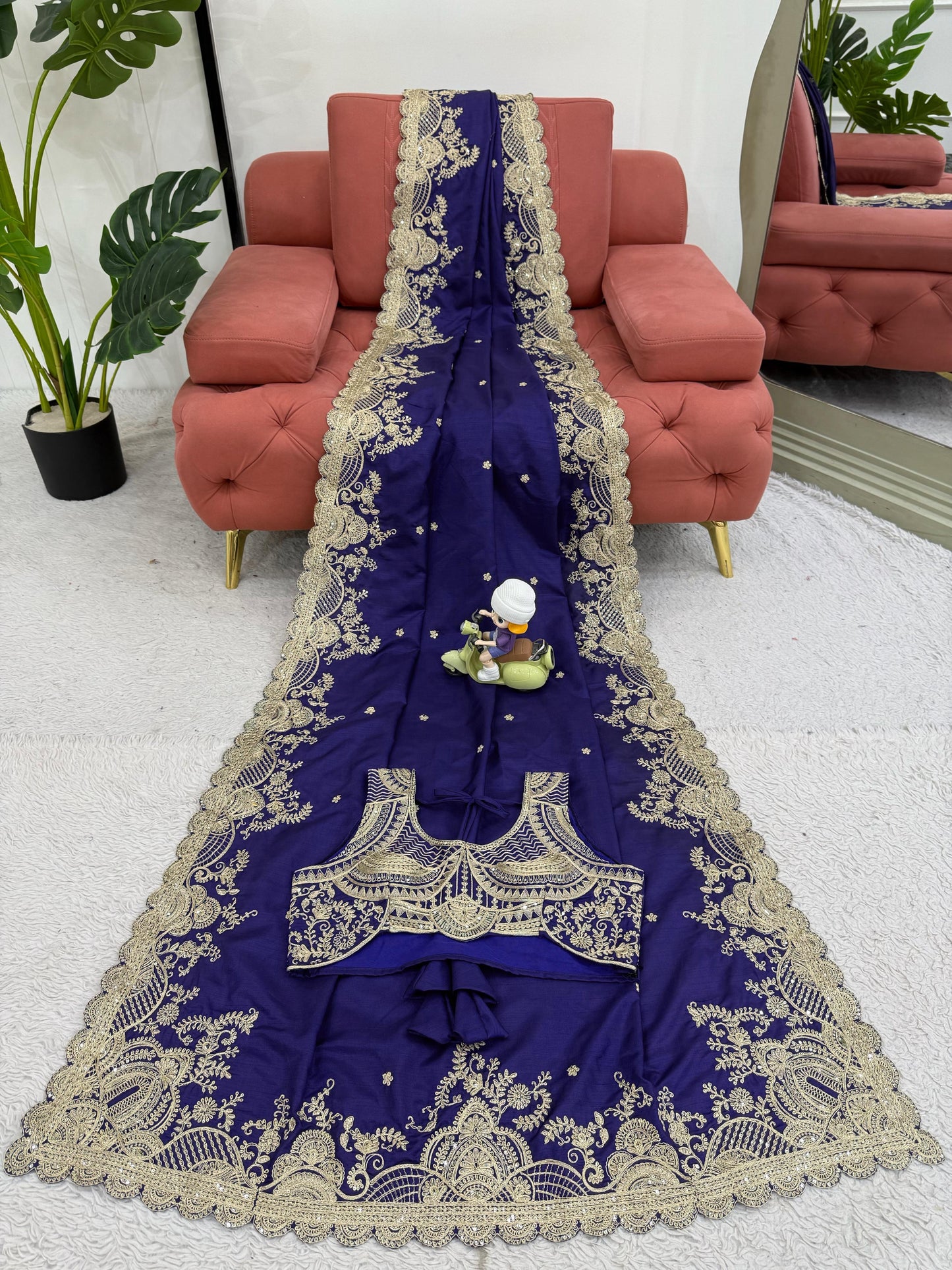 Elegant Designer Rangoli Silk Saree