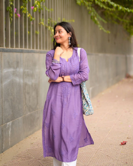 Designer Embroidered Rayon Top & Plazzo Set